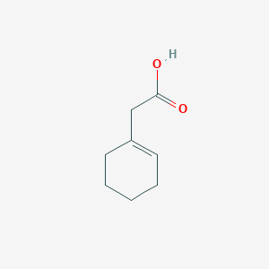 molecular formula C8H12O2 B100004 1-Cyclohexenylacetic acid CAS No. 18294-87-6