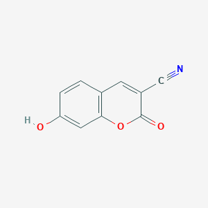 molecular formula C10H5NO3 B100011 3-氰基-7-羟基香豆素 CAS No. 19088-73-4