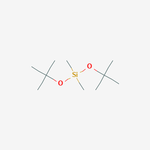 molecular formula C10H24O2Si B100032 Bis(1,1-dimethylethoxy)dimethylsilane CAS No. 17744-86-4