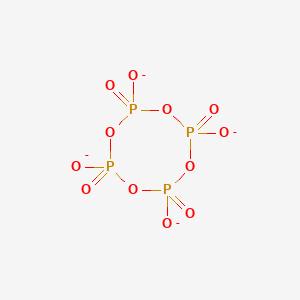 molecular formula O12P4-4 B100034 Tetrametaphosphate ion CAS No. 17121-12-9