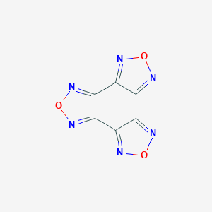 molecular formula C6N6O3 B100035 Benzo[1,2-c:3,4-c':5,6-c'']tris[1,2,5]oxadiazole CAS No. 16279-15-5