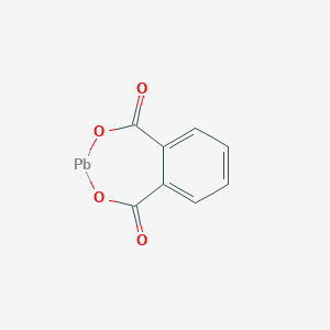 molecular formula C8H4O4Pb B100037 2,4,3lambda2-Benzodioxaplumbepine-1,5-dione CAS No. 16183-12-3