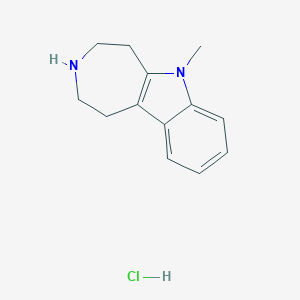 molecular formula C13H17ClN2 B100049 PNU 22394 hydrochloride CAS No. 15923-78-1
