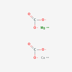 molecular formula C2CaMgO6 B100054 碳酸钙镁 CAS No. 16389-88-1
