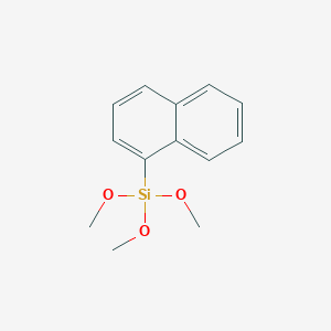 molecular formula C13H16O3Si B100062 1-萘基三甲氧基硅烷 CAS No. 18052-76-1