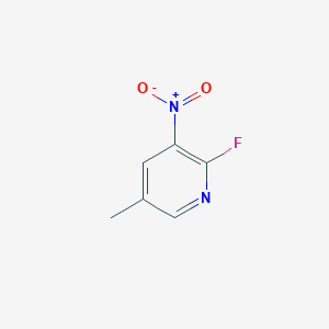 molecular formula C6H5FN2O2 B100081 2-氟-5-甲基-3-硝基吡啶 CAS No. 19346-44-2