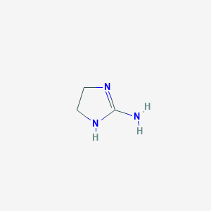 molecular formula C3H7N3 B100083 2-氨基咪唑啉 CAS No. 19437-45-7