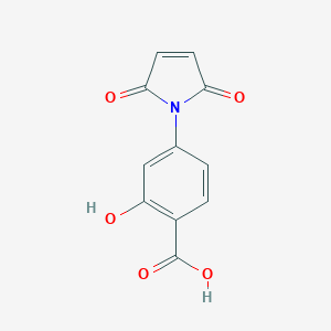 molecular formula C11H7NO5 B100115 N-(4-Carboxy-3-hydroxyphenyl)maleimide CAS No. 19232-43-0