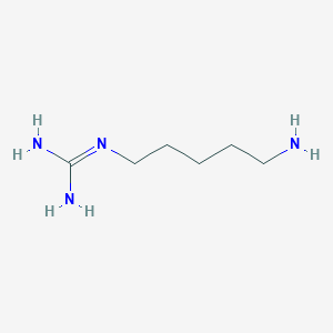 molecular formula C6H16N4 B100117 1-(5-Aminopentyl)guanidine CAS No. 18431-52-2