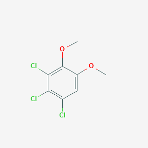 molecular formula C8H7Cl3O2 B100118 Benzene, 1,2,3-trichloro-4,5-dimethoxy- CAS No. 16766-29-3
