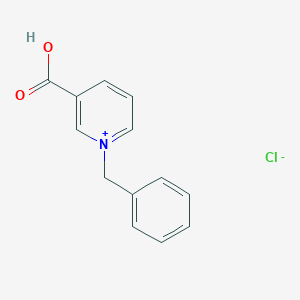 molecular formula C13H12ClNO2 B100156 1-Benzyl-3-carboxypyridinium chloride CAS No. 16214-98-5