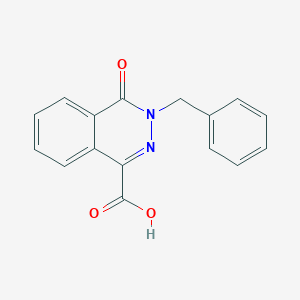 molecular formula C16H12N2O3 B100170 3-苄基-4-氧代-3,4-二氢酞嗪-1-羧酸 CAS No. 16015-49-9
