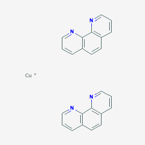 molecular formula C24H16CuN4+ B100174 Bis(1,10-phenanthroline)copper(1+) ion CAS No. 17378-82-4