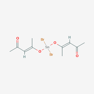B100181 (E)-4-[Dibromo-[(E)-4-oxopent-2-en-2-yl]oxystannyl]oxypent-3-en-2-one CAS No. 16894-10-3