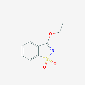 molecular formula C9H9NO3S B100248 3-乙氧基苯并[d]异噻唑 1,1-二氧化物 CAS No. 18712-15-7