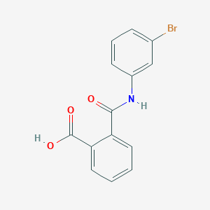 molecular formula C14H10BrNO3 B100250 2-[(3-Bromophenyl)carbamoyl]benzoic acid CAS No. 19336-82-4