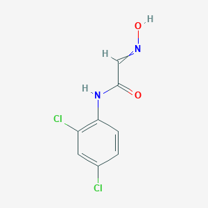 molecular formula C8H6Cl2N2O2 B100270 N-(2,4-dichlorophenyl)-2-hydroxyiminoacetamide CAS No. 18313-03-6
