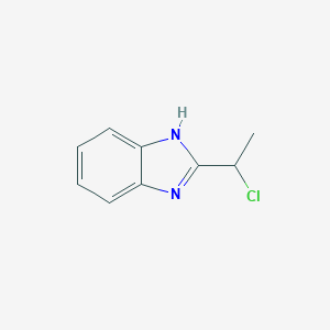 molecular formula C9H9ClN2 B100284 2-(1-氯乙基)-1H-苯并咪唑 CAS No. 19275-82-2