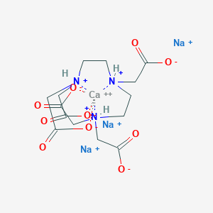 molecular formula C14H21CaN3Na3O10+3 B100285 戊酸三钠钙 CAS No. 17034-67-2