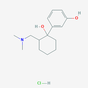 B100291 3-[2-[(Dimethylamino)methyl]-1-hydroxycyclohexyl]phenol;hydrochloride CAS No. 16412-54-7