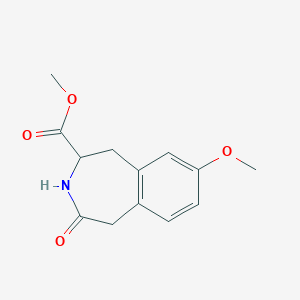 B100293 1H-3-Benzazepine-2-carboxylic acid, 2,3,4,5-tetrahydro-8-methoxy-4-oxo-, methyl ester CAS No. 17639-49-5