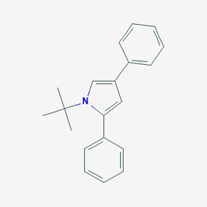 molecular formula C20H21N B100319 1-tert-Butyl-2,4-diphenyl-1H-pyrrole CAS No. 15861-57-1