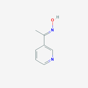 molecular formula C7H8N2O B010032 3-乙酰基吡啶肟 CAS No. 106881-77-0