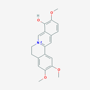 molecular formula C20H20NO4+ B100322 Palmatrubine CAS No. 16176-68-4