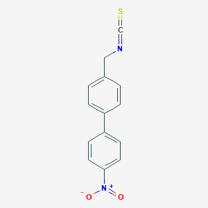 molecular formula C14H10N2O2S B100323 1-(Isothiocyanatomethyl)-4-(4-nitrophenyl)benzene CAS No. 19495-03-5
