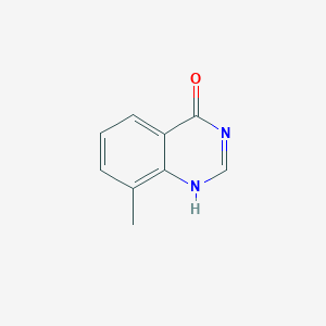 molecular formula C9H8N2O B100325 8-Methylquinazolin-4(3H)-one CAS No. 19181-54-5