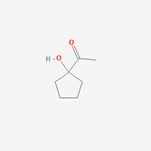 molecular formula C7H12O2 B100326 1-(1-Hydroxycyclopentyl)ethanone CAS No. 17160-89-3