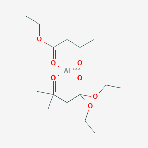 molecular formula C18H27AlO9 B100355 乙酰乙酸三乙基铝 CAS No. 15306-17-9