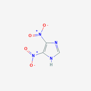 molecular formula C3H2N4O4 B100364 4,5-二硝基-1H-咪唑 CAS No. 19183-14-3