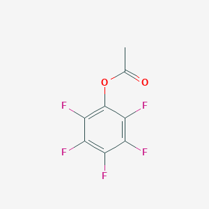 molecular formula C8H3F5O2 B100370 全氟苯基乙酸酯 CAS No. 19220-93-0