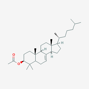 molecular formula C31H52O2 B100402 Cholest-7-en-3beta-ol, 4,4-dimethyl-, acetate CAS No. 17137-72-3