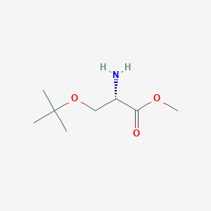 molecular formula C8H17NO3 B100404 (S)-Methyl 2-amino-3-(tert-butoxy)propanoate CAS No. 17083-26-0