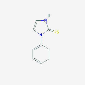 molecular formula C9H8N2S B100414 1-苯基-1H-咪唑-2-硫醇 CAS No. 17452-09-4