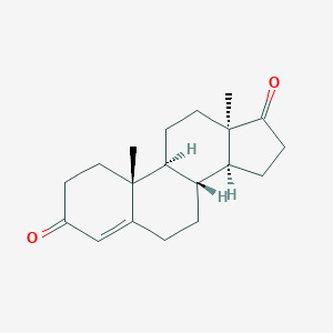 molecular formula C19H26O2 B100460 Androst-4-ene-3,17-dione, (13alpha)- CAS No. 18485-76-2