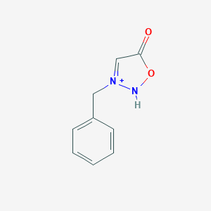 molecular formula C9H9N2O2+ B100471 Sydnone, 3-benzyl- CAS No. 16844-42-1