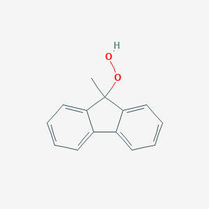 molecular formula C14H12O2 B100480 9-Hydroperoxy-9-methylfluorene CAS No. 18774-09-9