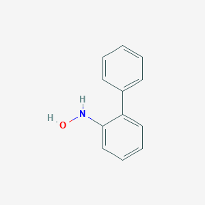molecular formula C12H11NO B100485 N-Hydroxy-2-aminobiphenyl CAS No. 16169-17-8