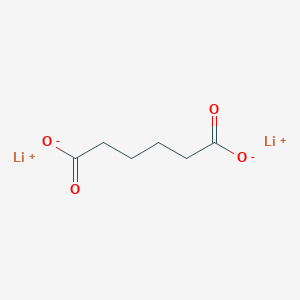 molecular formula C6H8Li2O4 B100514 Dilithium adipate CAS No. 18621-94-8