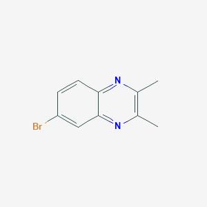 molecular formula C10H9BrN2 B100547 6-Bromo-2,3-dimethylquinoxaline CAS No. 18470-23-0