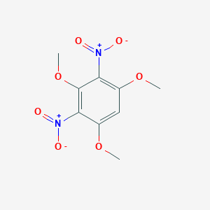 molecular formula C9H10N2O7 B100549 1,3,5-Trimethoxy-2,4-dinitrobenzene CAS No. 18523-15-4
