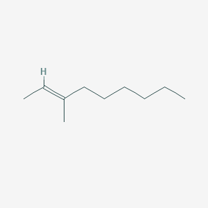 molecular formula C10H20 B100558 2-Nonene, 3-methyl-, (E)- CAS No. 17003-99-5