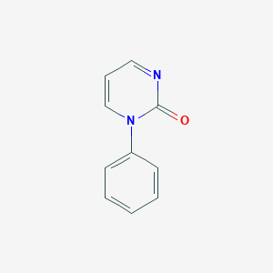 molecular formula C10H8N2O B100560 1-Phenylpyrimidin-2(1H)-one CAS No. 17758-13-3