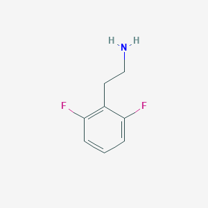 molecular formula C8H9F2N B100574 2-(2,6-Difluorophenyl)ethan-1-amine CAS No. 17291-90-6