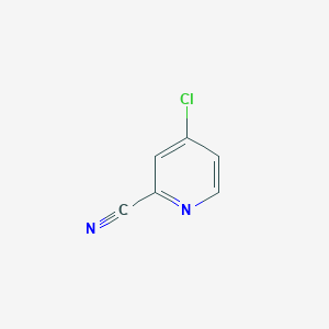 molecular formula C6H3ClN2 B100596 4-氯吡啶-2-碳腈 CAS No. 19235-89-3
