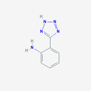 molecular formula C7H7N5 B100613 2-(1H-四唑-5-基)苯胺 CAS No. 18216-38-1