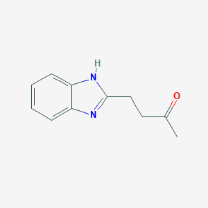 molecular formula C11H12N2O B100614 4-(1H-Benzo[d]imidazol-2-yl)butan-2-one CAS No. 19276-01-8